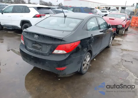 2014 Hyundai Accent Gls из США, поврежденный, VIN KMHCU4AE6EU615621